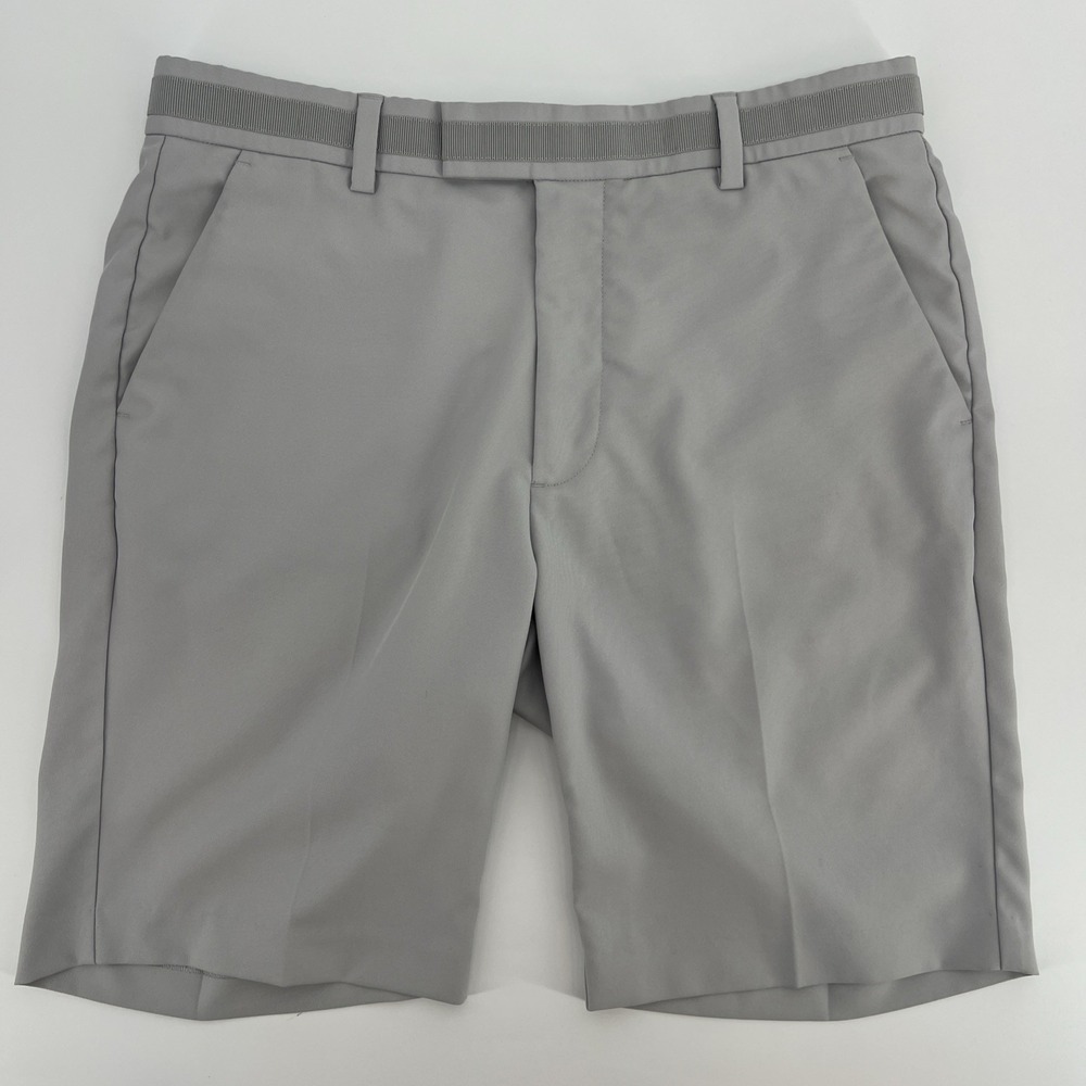 G/FORE Golf Shorts Mens Size 32 Gray Performance Stretch Circle G Logo G4MS22B01